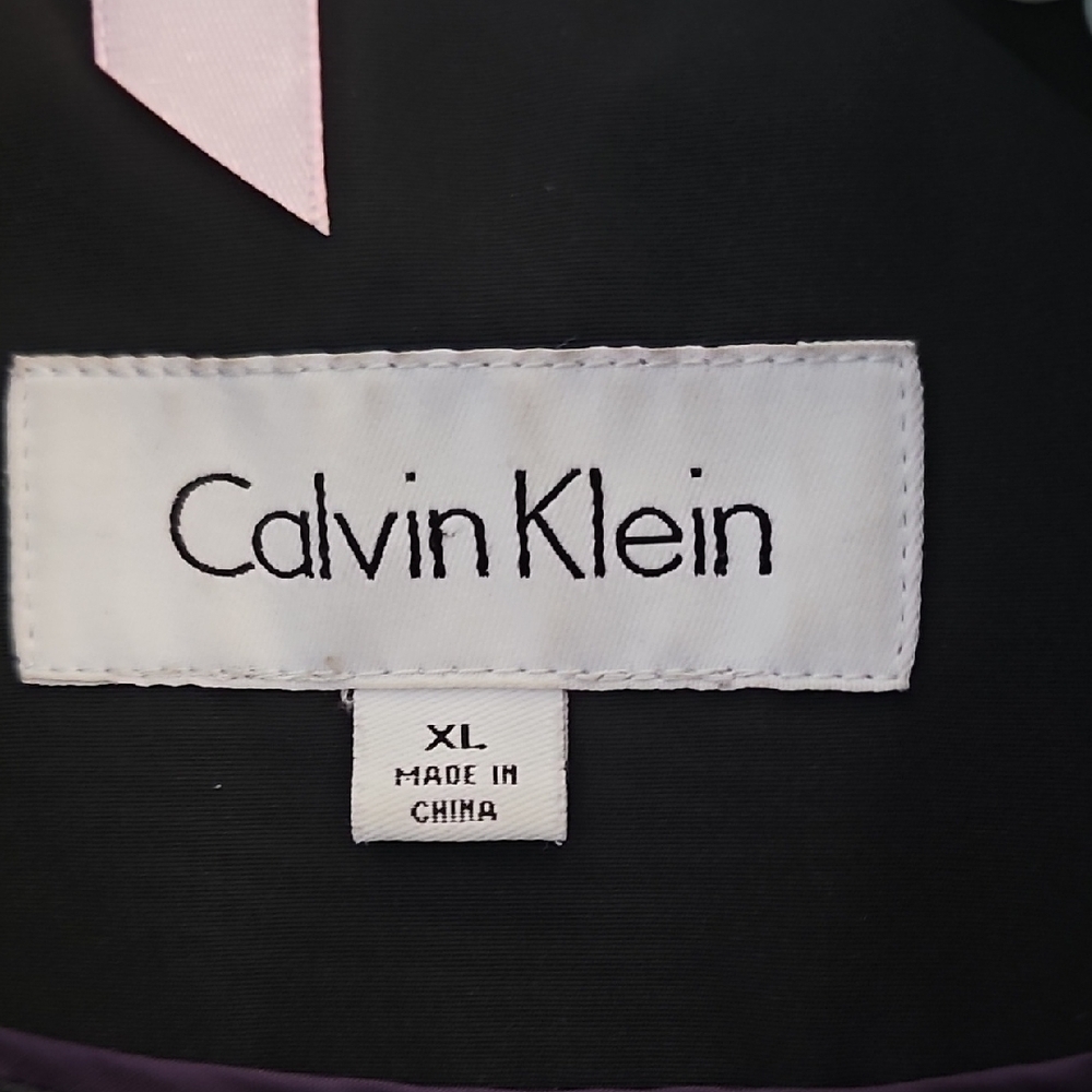 Calvin Klein Black Trench Coat - Picture 2 of 10